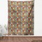 Ambesonne Autumn Fabric by The Yard, Colorful Round Leaves Art Seasonal Repetition Creative Nature Composition Art, Decorative Fabric for Sewing Hobby Upholstery and Home Accents, 1 Yard, Orange Brown